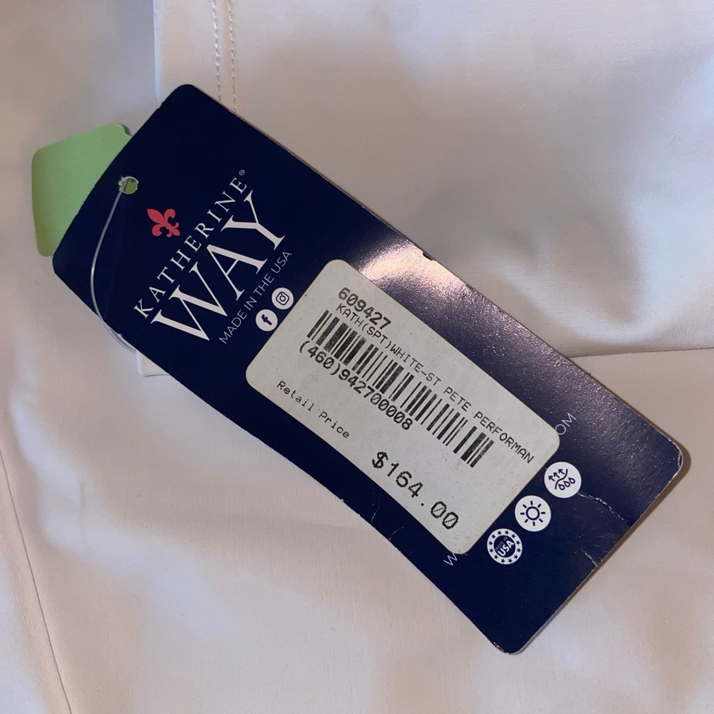 Katherine Way white long sleeve. NWT - Picture 5 of 9